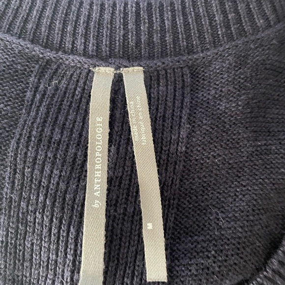 Anthropologie Desmond Navy Blue Sweater Tunic Size Medium - Picture 10 of 10